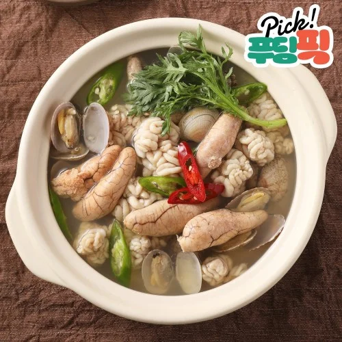 [06740] [푸딩픽] 맑은 알탕 410g 바지락 알곤이 지리탕