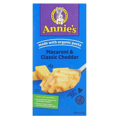 [06754] Annies Homegrown 마카로니 클래식 체다 170g 6oz