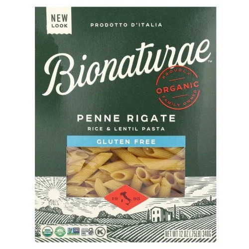 [06761] Bionaturae 글루텐 무함유 쌀 렌틸 파스타 펜네리가테 340g 12oz
