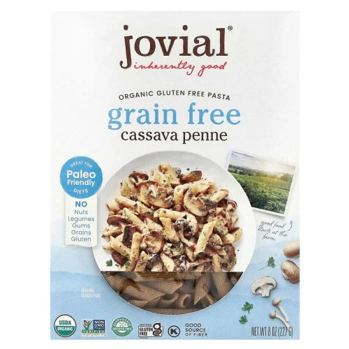[06767] Jovial 고품질 글루텐 무함유 파스타 카사바 펜네 227g 8oz