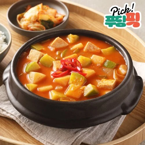 [06798] [푸딩픽] 원팩 된장찌개 220g 10분 완성 집밥 냉장고 쟁여템