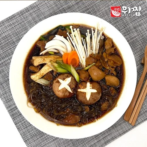 [06816] 위찜 간장 양념 닭다리 순살 안동찜닭 밀키트 2인분 720g 3개 순한맛