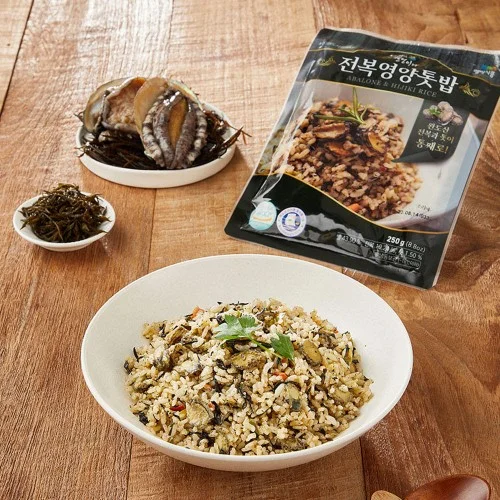 [06833] 완도전복 영양톳밥 250g, 3개