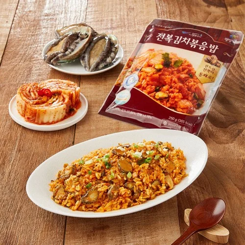 [06840] 완도전복 김치 볶음밥 250g, 1개