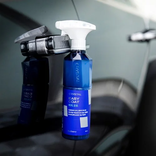 [06857] [불스원] 크리스탈 이지코트 물왁스 올인원 유리막코팅제 도장 휠 광택제 500ml