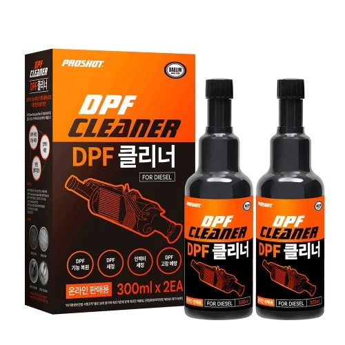 [06966] 프로샷 DPF클리너 300mlx2개입 경유차 DPF기능복원 세정 디젤용 연료첨가제