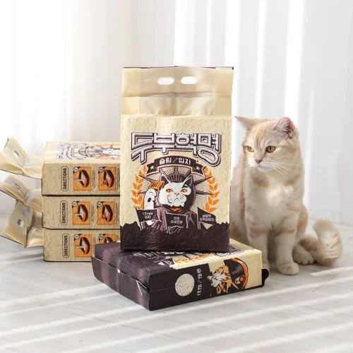 [07004] 두부혁명 먼지없는 고양이 두부모래 슬림입자 2.5kg x 5개입