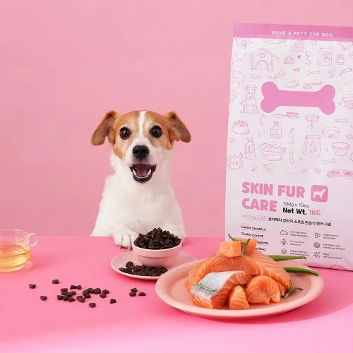 [07122] 본아페티 강아지 기능성 소프트사료 피부+알러지, 1kg, 1개