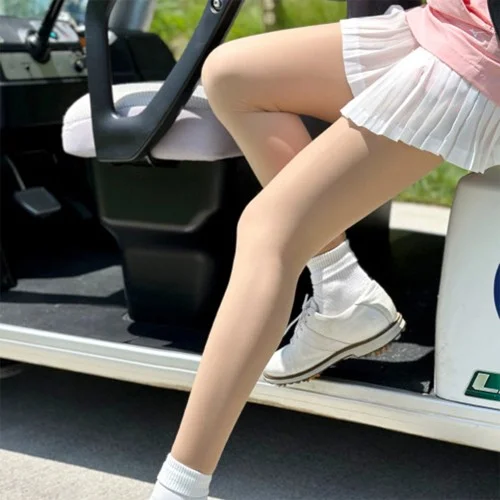 [07216] 테크스킨 여성 누드 무발 UV 자외선차단 몸매보정 골프 스타킹