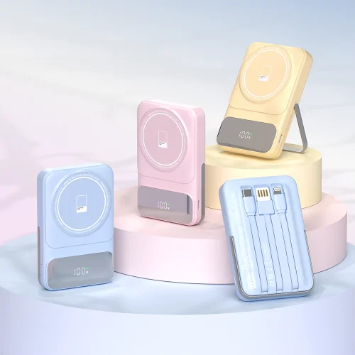 [07397] 이어맥 팬톤 일체형 고속 무선 충전 맥세이프 보조배터리 10000mAh