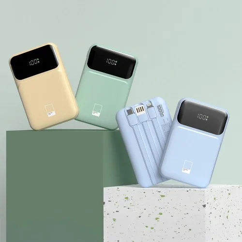 [07423] 이어맥 팬톤 빌트인 케이블 22.5W 고속 충전 보조배터리 10000mAh