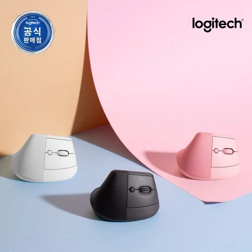 [07437] 로지텍코리아 인체공학 리프트 버티컬 무선마우스 블루투스 손목보호 사무용