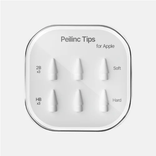 [07529] Peilinc 애플펜슬 펜촉 1세대 2세대 호환 2B HB 총 6개입