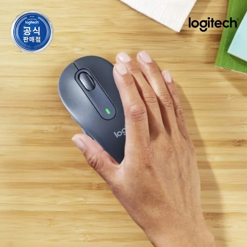 [07543] [슈퍼적립][N배송] 로지텍코리아 공식 시그니처 M650 무소음 무선 마우스 그래파이트(M)