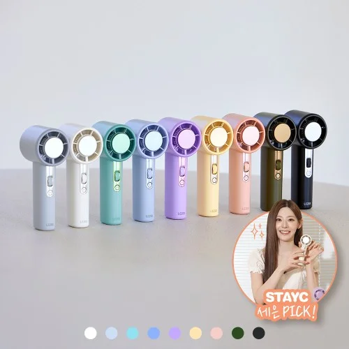 [08339] 르젠 BLDC 저소음 냉각 펠티어 아이스 터보 에어컨 휴대용 선풍기 LZMF-​UC100