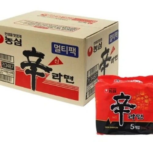 [09210] 농심 신라면 120g 40개 한박스 도매 업소용 대용량 식자재 식당 box 40입 40봉