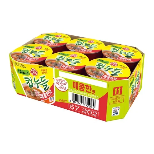 [09212] [3개 이상 20% 할인] 오뚜기 컵누들 매콤한 맛 37.8g 6개 외 8종