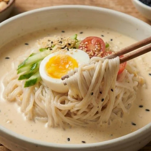 [09220] 3단 고소함으로 더 진한 콩국수 6인분 (생면 6인분+콩가루 6봉)