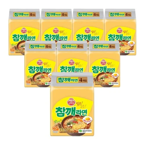 [09232] 오뚜기 참깨라면 115g, 32개