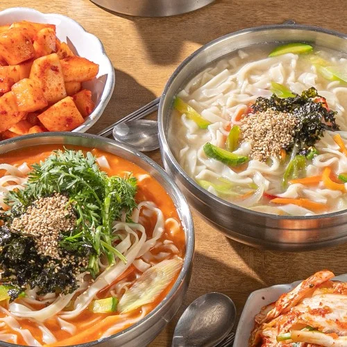 [09237] 제철밥상 대전 명물 공주 바지락 얼큰이 칼국수 5인분