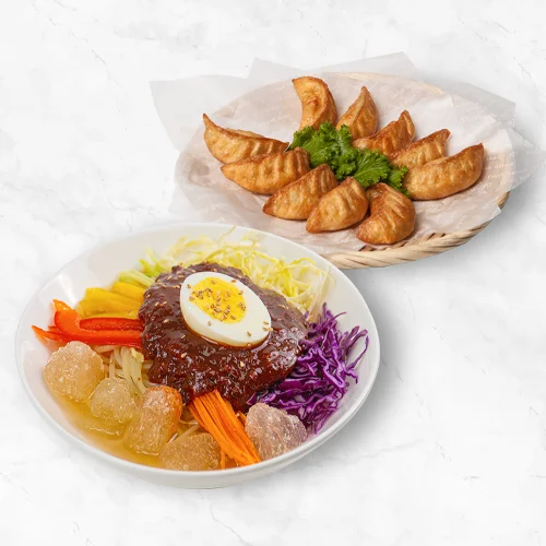 [09274] 보영만두 냉쫄면 4인분+군만두1kg(고기/김치) 세트