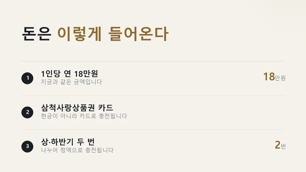 삼척시 목욕비 이미용비가 카드로 어떻게 들어오는지 정리한 그림