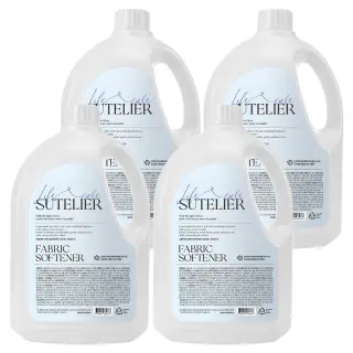 수뜰리에 소프트 섬유유연제 비누향, 2.5L, 4개