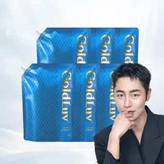 골드럽 파워 딥클린 세탁세제 리필, 2.3L, 6팩