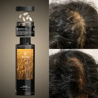 행운샴푸 블랙, 500ml, 1개