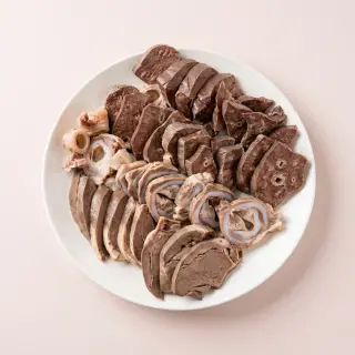 쵱선생 국내산 돼지 내장 부속, 허파 염통 울대, 1kg, 1팩