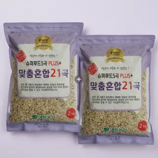 대한농산 맞춤 혼합곡 21곡, 2kg, 2개