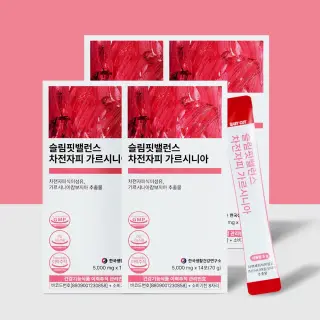 한국생활건강연구소 슬림핏밸런스 차전자피 가르시니아, 14개입, 4개