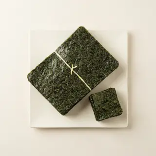 백년건강 두번 구운 파래김, 40매, 65g, 1봉