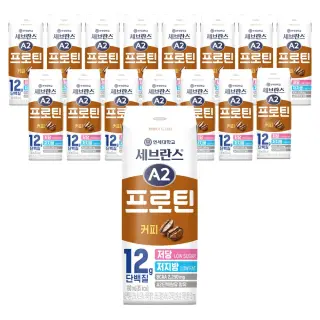 연세우유 세브란스 A2 프로틴, 커피맛, 190ml, 16개