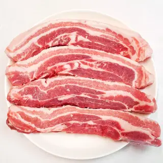 육중대 듀록 흑돼지 삼겹살, 500g, 4개