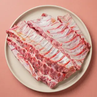 국내산 돼지 돈등갈비 쪽갈비, 10-15대, 1kg, 1팩
