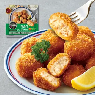애슐리 고기가득 한입 돈까스, 국내산 돼지고기, 400g, 2개, 1개