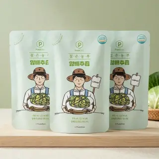 푸릇담 젊은농부 양배추즙, 100ml, 60팩