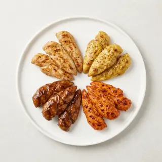 제이닭 안심살 4종, 100g, 30개