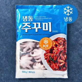 [로켓프레시] IQF 주꾸미 8~12미 (냉동), 1개, 500g