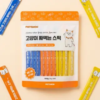 펫츠몬 고양이 짜먹는 스틱, 혼합맛, 15g, 60개입, 1개
