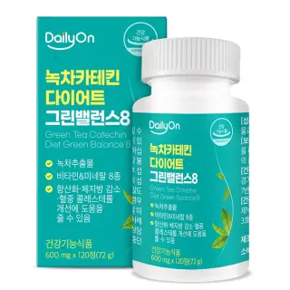 DailyOn 녹차 카테킨 다이어트 그린밸런스8, 120정, 1개