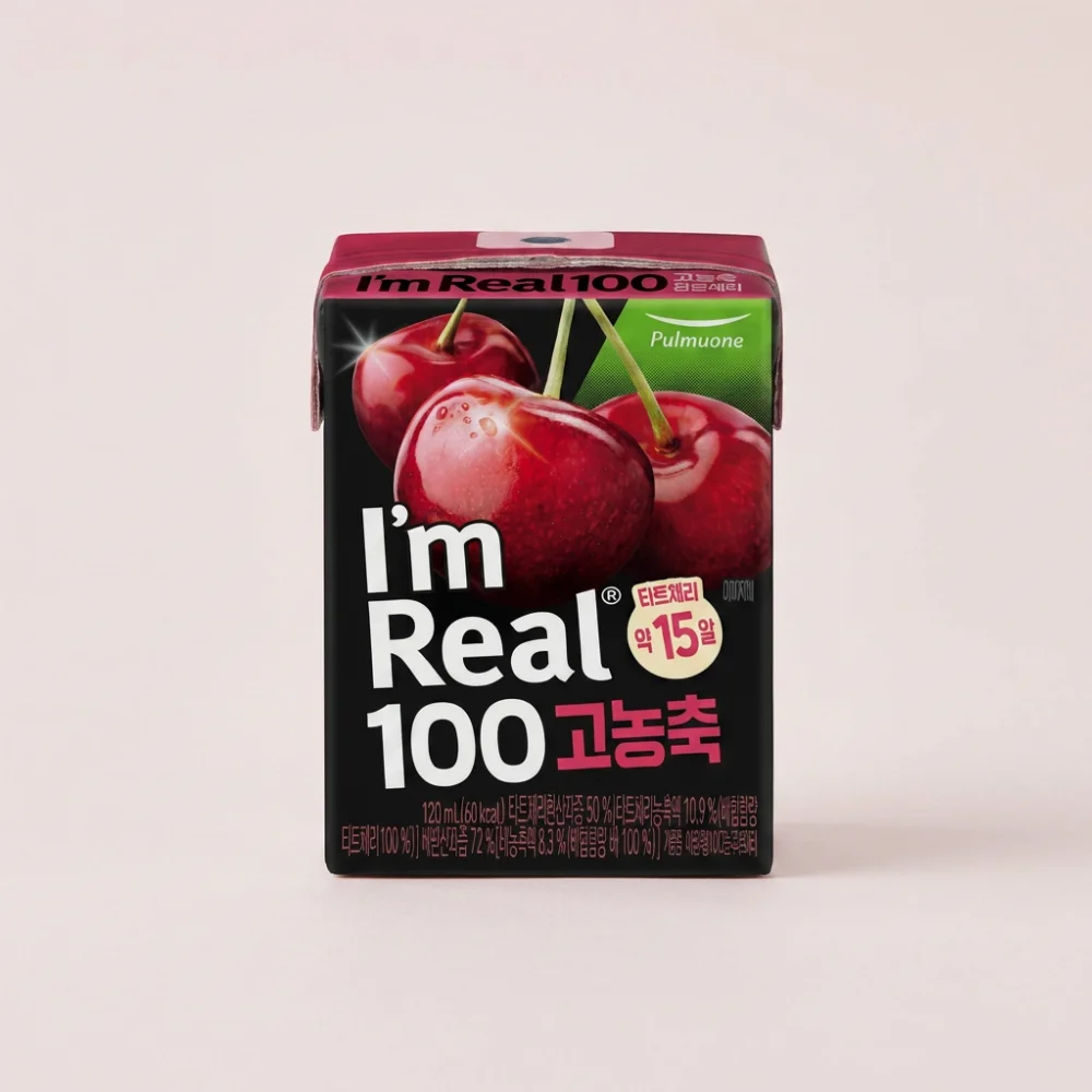 풀무원 아임리얼100 고농축 타트체리, 120ml, 24개
