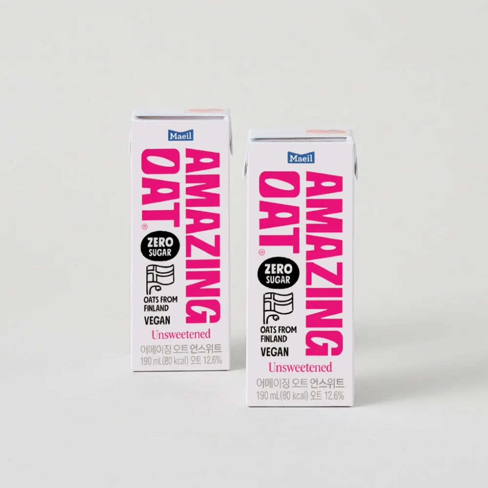 어메이징 오트, 언스위트, 190ml, 24개