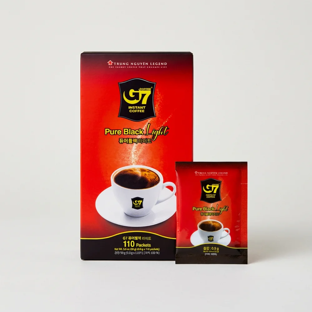 G7 커피 퓨어블랙 라이트, 0.9g, 110개입, 1개