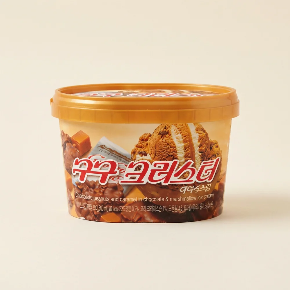 롯데제과 구구 크러스터 홈, 660ml, 3개