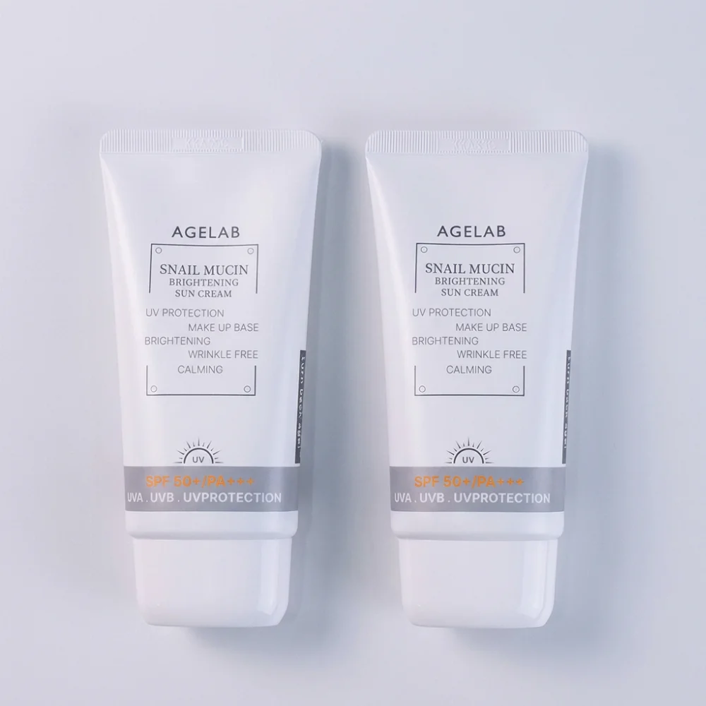 에이지랩 스네일 뮤신 브라이트닝 선크림, 70ml, 2개