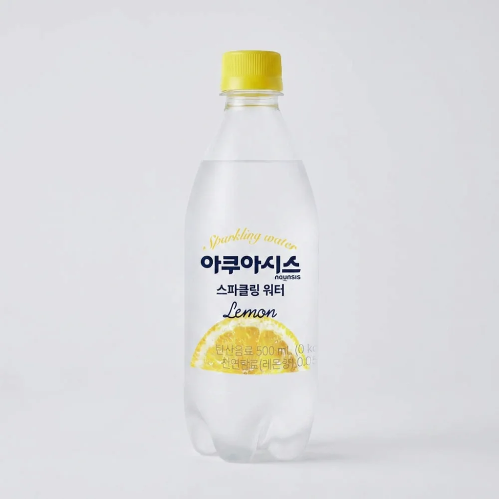 아쿠아시스 스파클링 워터 레몬, 500ml, 20개