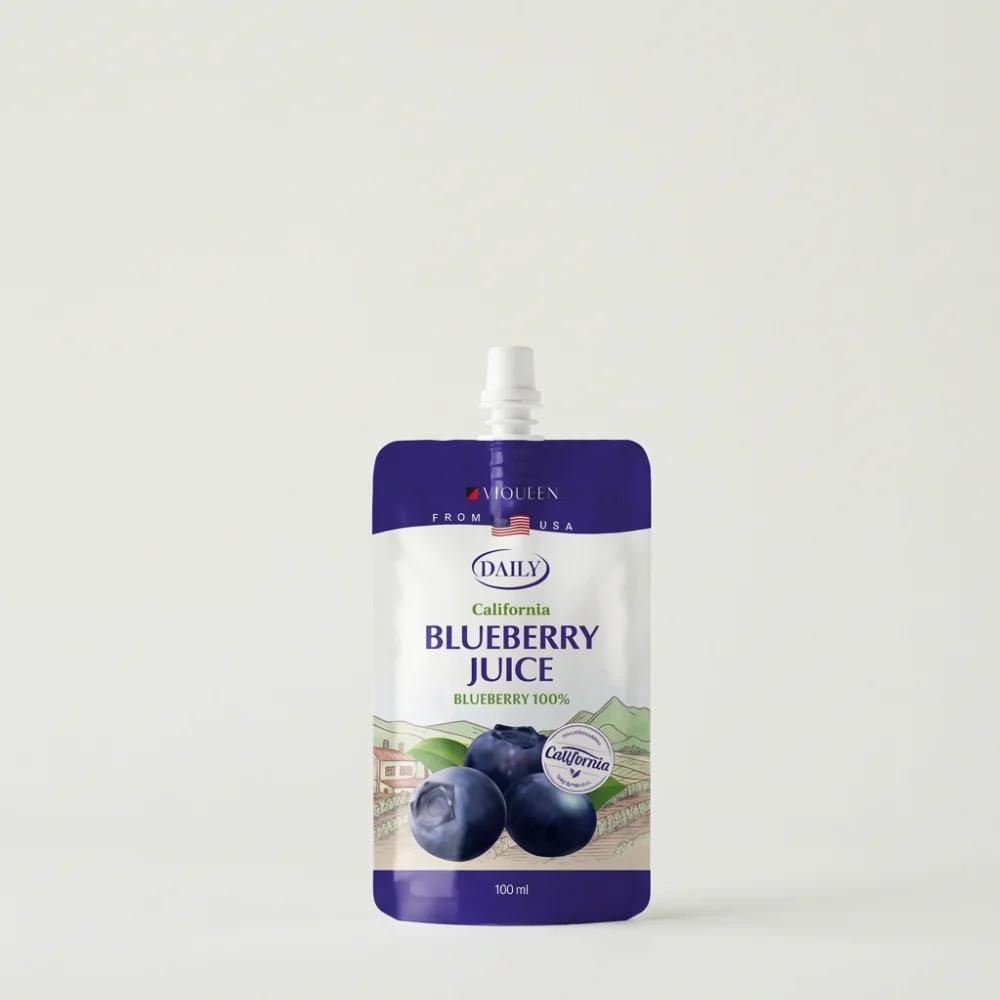 바이퀸 데일리 블루베리주스 100퍼센트, 100ml, 30포, 1박스
