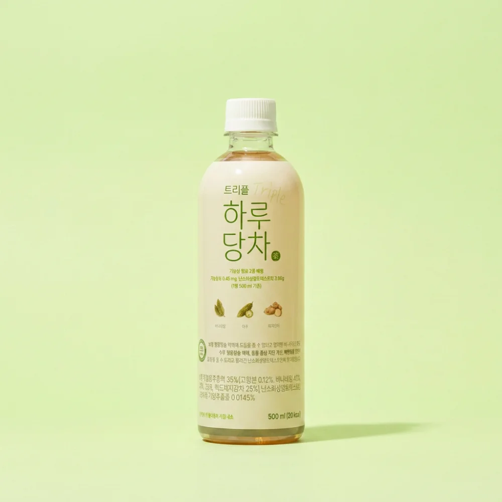 케어웰 트리플 하루당차, 바나바잎 여주 돼지감자차, 500ml, 20개